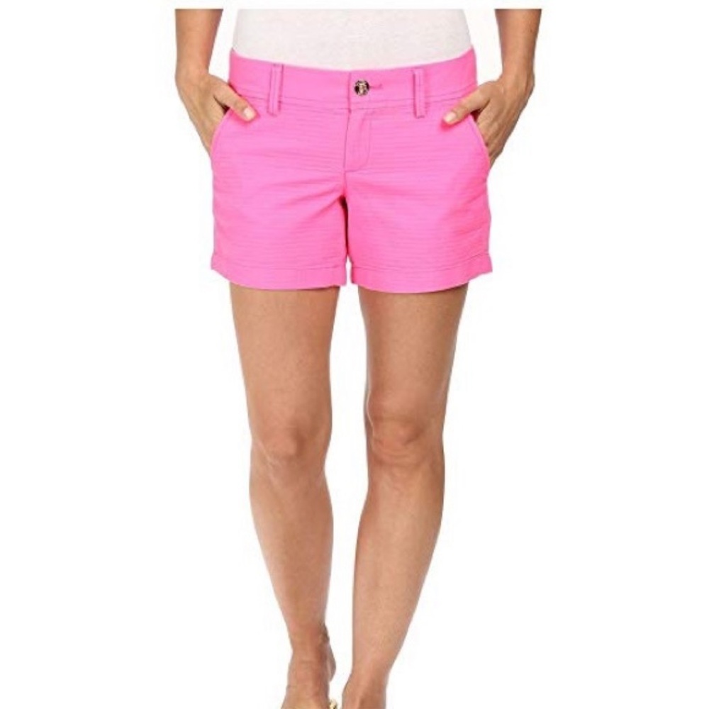 NWT Lilly Pulitzer Callahan Shorts cockatoo pink Sz2